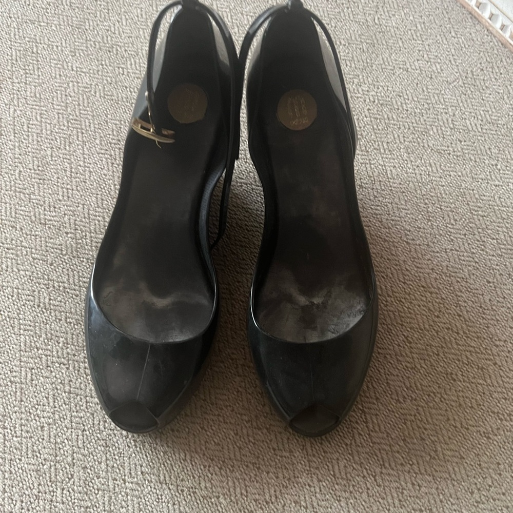 Melissa PeepToe Wedge